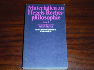 Materialien zu Hegels Rechtsphilosophie Band 2