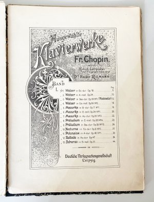 antiquarisches Buch – Album klassischer Märsche 19 berühmte Werke / Ausgewählte Klavierwerke von Fr. Chopin