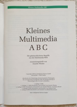 gebrauchtes Buch – Annette Wieske – Kleines Multimedia ABC - Die gebräuchlichsten Begriffe aus der Multimedia-Welt