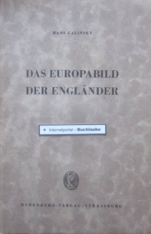 Das Europabild der Engländer. Rar!