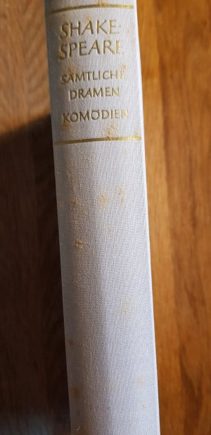 gebrauchtes Buch – William Shakespeare – Sämtliche Dramen  -  Band 1   Komödien