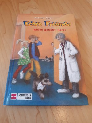 gebrauchtes Buch – Sabine Jörg – Echte Freunde 03. Glück gehabt, Karo. (Ab 8 J.).