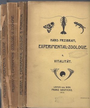 Experimental-Zoologie - Band 4 (1913), Bd. 5 (1914, Bd. 6 (1929) ,Bd. 7 (1930)