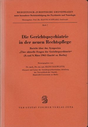 antiquarisches Buch – Hans Szewczyk – Die Gerichtspsychiatrie in der neuen Rechtspflege