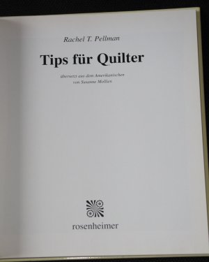 Tips für Quilter