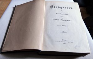 antiquarisches Buch – Peter ROSEGGER / Karl MAY – Heimgarten 1907 / 1908