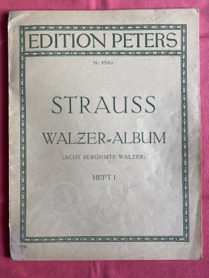 antiquarisches Buch – Johann Strauss – Walzer von Johann Strauss für Klavier zu zwei Händen - Heft 1