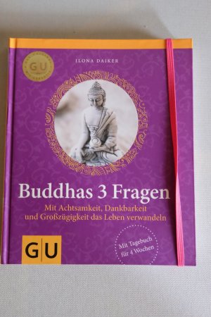 gebrauchtes Buch – Ilona Daiker – Buddhas 3 Fragen - Mit Achtsamkeit, Dankbarkeit und Großzügigkeit das Leben verwandeln