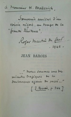 Jean Baroit handsigniert