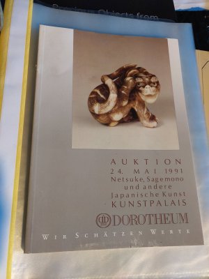 Netsuke, Sagemono und andere japanische Kunst Auktion 24. Mai 1991