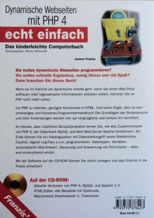 gebrauchtes Buch – Jochen Franke – Dynamische Webseiten mit PHP 4