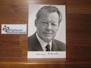 Autogrammkarte Willy Brandt Bundeskanzler