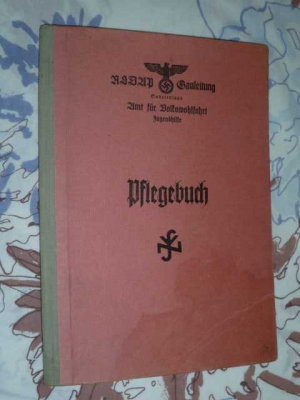 antiquarisches Buch – Original Pflegebuch der NSV von 1940, NSDAP Gauleitung Sudetenland