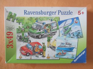 Ravensburger 3x49 Puzzle 092215 Polizeieinsatz