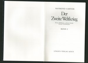 gebrauchtes Buch – Raymond Cartier – Der Zweite Weltkrieg Band 2 /1942 -1944