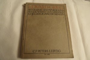 gebrauchtes Buch – Gerhard Schjelderup und Walter Niemann – Edward Grieg