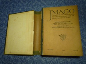 IMAGO. Zeitschrift für Anwendung der Psychoanalyse auf die Geisteswissenschaften. Redigiert von Otto Rank, Hanns Sachs. VII. & VIII. Band 1921 1922 gebunden […]