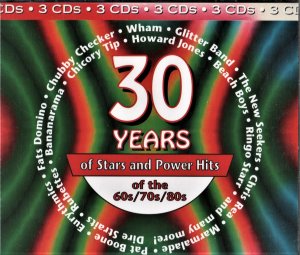 30 Years of Stars and Power Hits of the 60s/70s/80s Collection