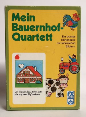 Mein Bauernhof Quartett 1991 FX Schmid - ab 6 Jahren - für 3 - 8 Spieler - Spieldauer ca 20 Minuten