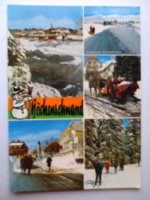 gebrauchtes Buch – Höchenschwand - Höhenluftkurort Hoechenschwand - Schweizer Centralalpen im Winter etc. Mehrbildkarte - Baden-Württemberg (1997 gelaufen) Ansichtskarte