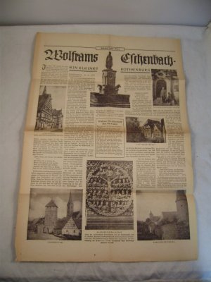 gebrauchtes Buch – Wolframs Eschenbach Ein kleines Rothenburg. Heimat und Welt