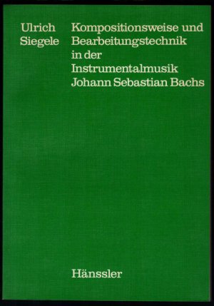 Kompositionsweise und Bearbeitungstechnik in der Instrumentalmusik Johann Sebastian Bachs (= Tübinger Beiträge zur Musikwissenschaft, Band 3).