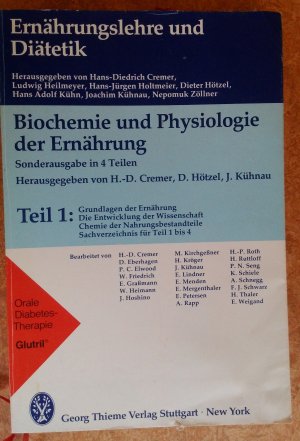 gebrauchtes Buch – Cremer – Biochemie und Physiologie der Ernährung Sonderausbabe in 4 Teilen