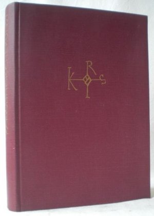 Karl der Grosse. Lebenswerk und Nachleben. Band III: Karolingische Kunst. Herausgegeben von Wolfgang Braunfels und Hermann Schnitzler.