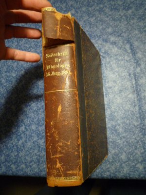 antiquarisches Buch – Zeitschrift für Ethnologie. - Band 16. / 1884