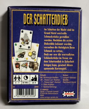 gebrauchtes Spiel – Jürgen P.K. Grunau – Der Schattendieb 2001 Amigo-Spiele - ab 8 Jahren - für 3 bis 7 Spieler - Spieldauer ca 30 Minuten