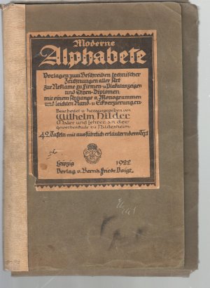 Moderne Alphabete + Zugabe von Maier's Musteralphabetmappe u.a.