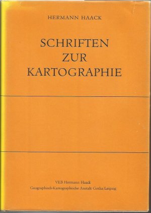 gebrauchtes Buch – 1. Haack, Hermann 2 – 1. Schriften zur Kartographie. Ausgewählt und bearbeitet von Werner Horn. Ergänzungsheft Nr. 275 zu Petermanns Geographischen Mitteilungen 2. Kartenlesen