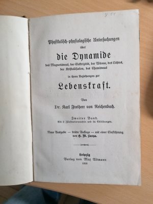 Physikalisch-physiologische Untersuchungen über die Dynamide