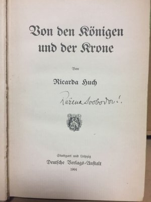 Von den Königen und der Krone.