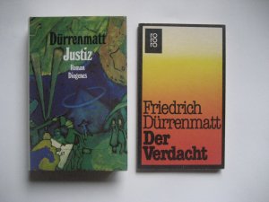 gebrauchtes Buch – Friedrich Dürrenmatt – Konvolut Friedrich Dürrenmatt - 7 Bücher - 1. Justiz (geb.), 2. Versprechen (geb.), 3. Der Verdacht (TB), 4. Romulus der Große (TB), 5. Grieche sucht Griechin (TB), 6. Der Richter und sein Henker (geb.), 7. Max Frisch/Friedrich Dürrenmatt - Briefwechsel (