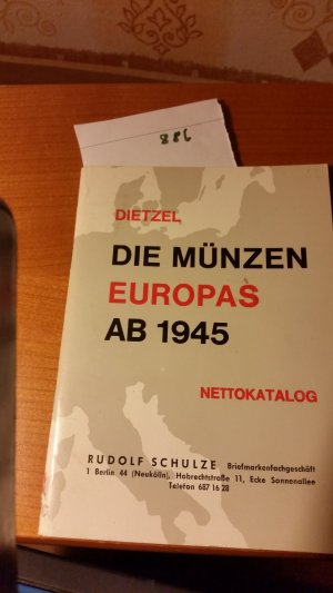 antiquarisches Buch – Heinz Dietzel – Die Münzen Europas ab 1945. Nettokatalog