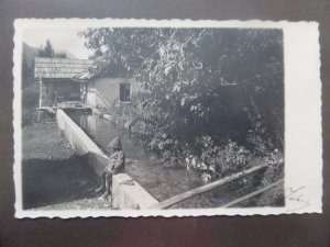 antiquarisches Buch – Rudolf Jobst – Neun Postkarten. Originalfotografien vom Weissensee in Kärnten, signiert.