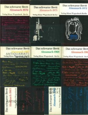 Das schwarze Brett., Almanch 1965- 1972, Heft 1 - 8.