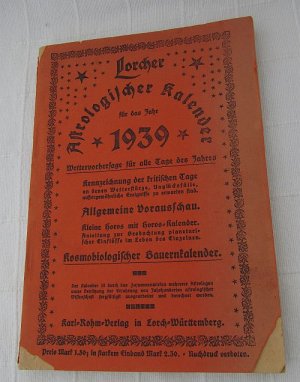 Astrologischer Kalender 1939