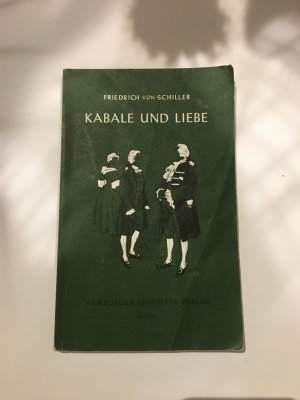 gebrauchtes Buch – Friedrich von Schiller – Kabale und Liebe - Ein bürgerliches Trauerspiel 61. Heft