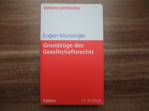 Grundzüge des Gesellschaftsrechts