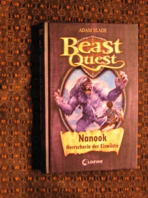 gebrauchtes Buch – Adam Blade – Beast Quest 5 - Nanook, Herrscherin der Eiswüste - Spannendes Buch ab 8 Jahre