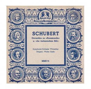 Schubert - Overtüre zu "Rosamunde" & "Im italienischen Stil" (331/3) [Vinyl-Single] MMS 91 Album – 1. Januar 1955