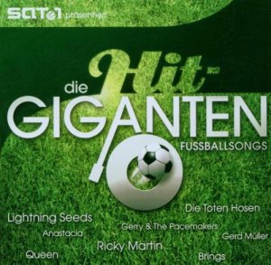 gebrauchter Tonträger – Pop Sampler – Die Hit-Giganten - Fußballsongs