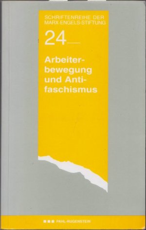 gebrauchtes Buch – Marx-Engels-Stiftung – Arbeiterbewegung und Antifaschismus