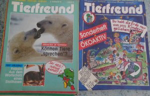 "Tierfreund" - Jahrgang 1991-1993. 32 Hefte. Die Jugendzeitschrift für Tier-, Natur- und Umweltschutz.