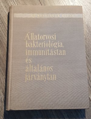 antiquarisches Buch – Dr. Manninger Rezsö – Allatorvosi bakteriologia immunitastan es altalanos jarvanytan