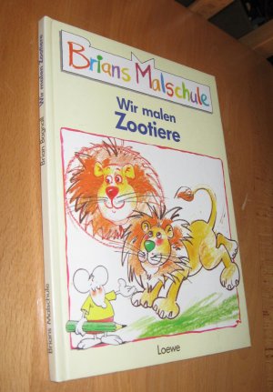 gebrauchtes Buch – Brian Bagnall – Brians Malschule : Wir malen Zootiere