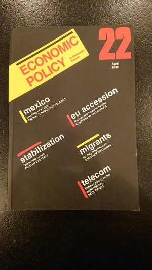 Economic Policy 22 - A European Forum