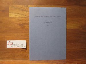 gebrauchtes Buch – Martin Heidegger – Cézanne : aus der Reihe "Gedachtes" für René Char L'Herne 1971, spätere Fassung 1974. [Martin-Heidegger-Gesellschaft] / Martin-Heidegger-Gesellschaft: Jahresgabe der Martin-Heidegger-Gesellschaft ... ; 1991